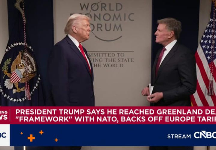 特朗普称已与北约就格陵兰岛达成“框架协议”，并取消对欧洲国家的关税
