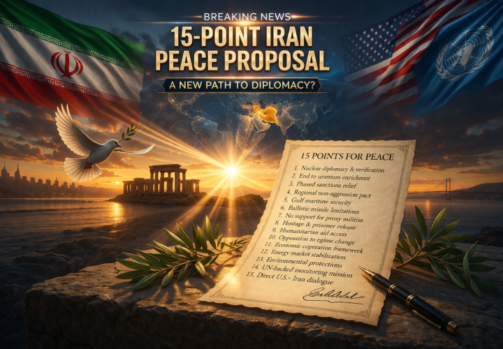 美国向伊朗提交了一份15点和平与停火提案