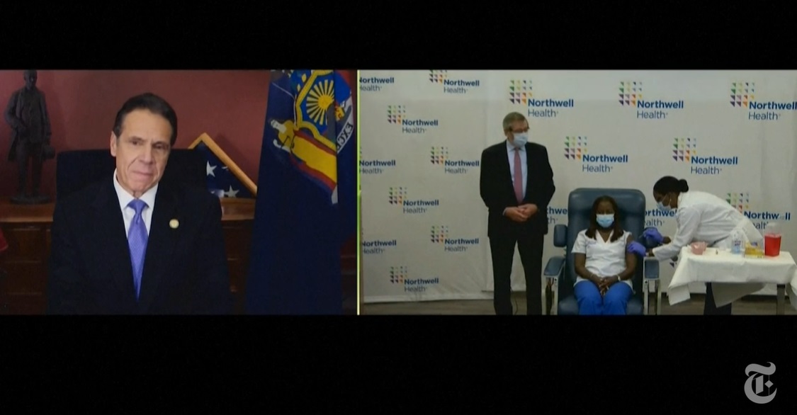 first vaccine taker in us 3