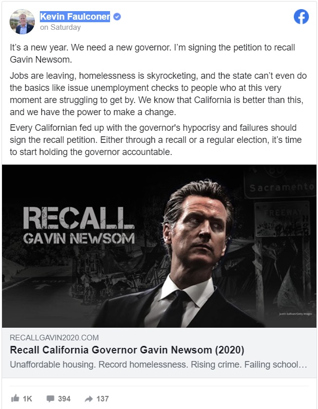 recall newsom 1