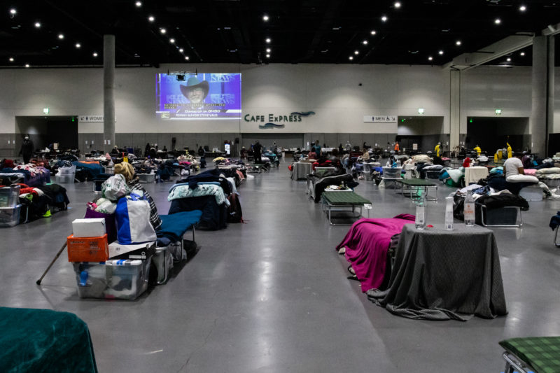 san diego convention center homeless