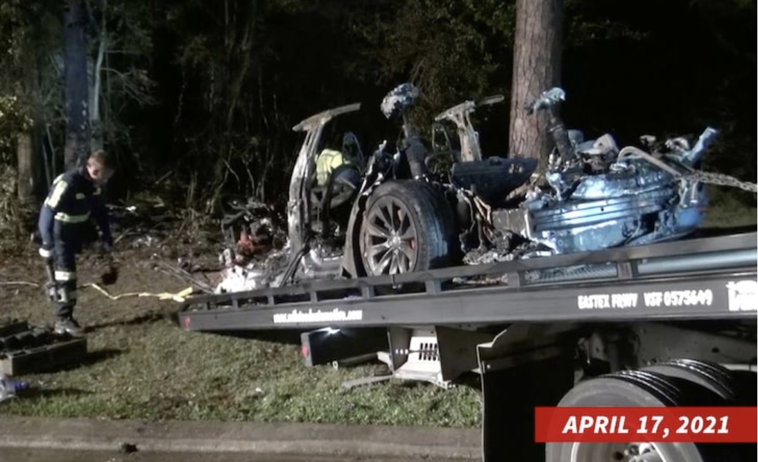 tesla crash 2