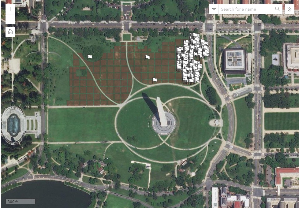 9 17 In America Remember Dedicated Flag Map