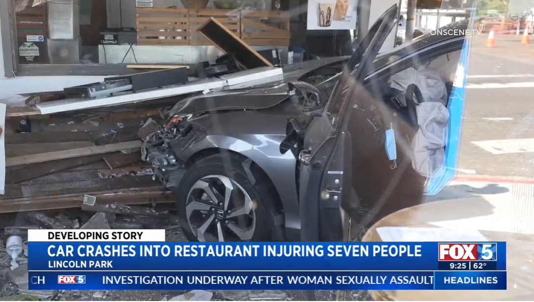 11 3 Honda ran into restaurant 2
