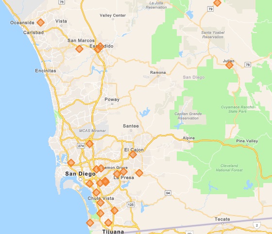 12 30 San Diego County free test stations