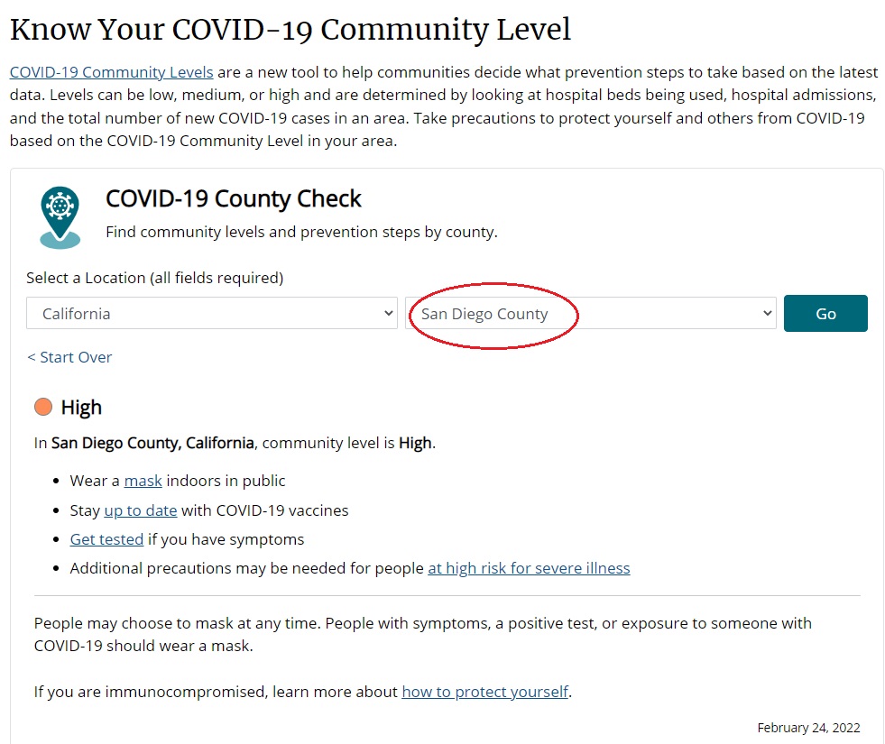 02 28 CDC COVID 19 SD assessment