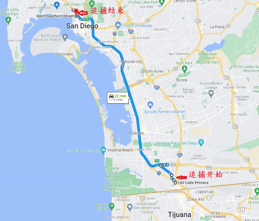 08 28 I 5 chase route