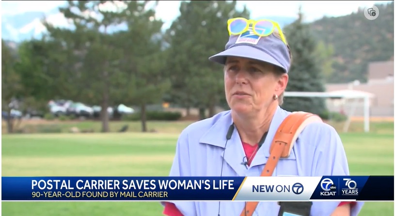 2023 07 30 USPS carrier saved elder life