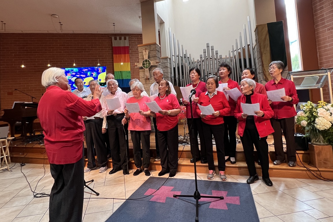 2023 09 21 12 合唱 夕阳红 
