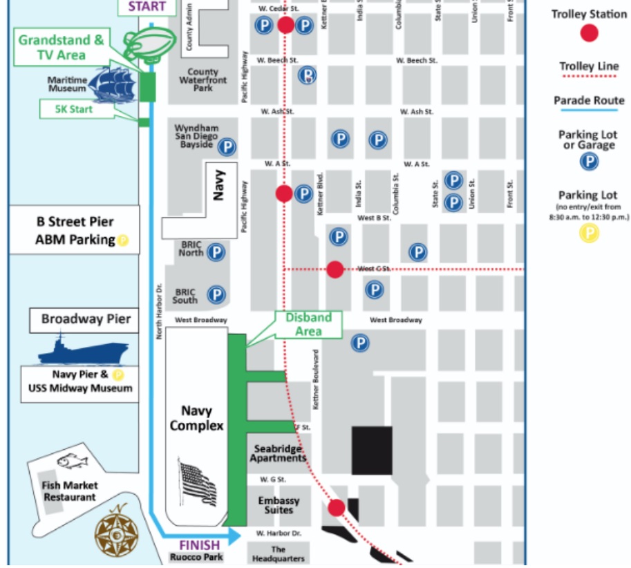2023 12 26 圣地亚哥游行 4 路线