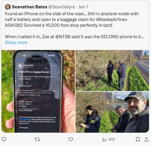 2024 01 13 iPhone drop from 16000 feet sky X