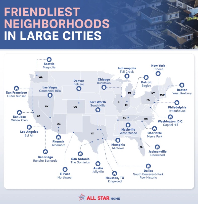 2024 01 15 Friendliest Neihborhoods In Larhe Cities