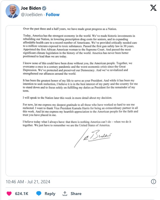 2024 07 21 Biden X letter
