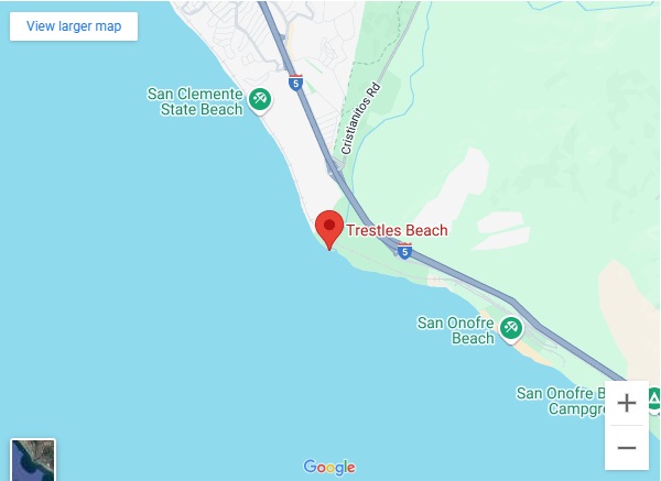 2025 04 17 Trestles Beach Map